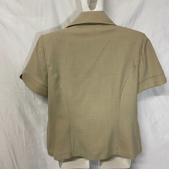 Studio I Jacket 3 Button Cream Business Casual Size 12 - Picture 2 of 10